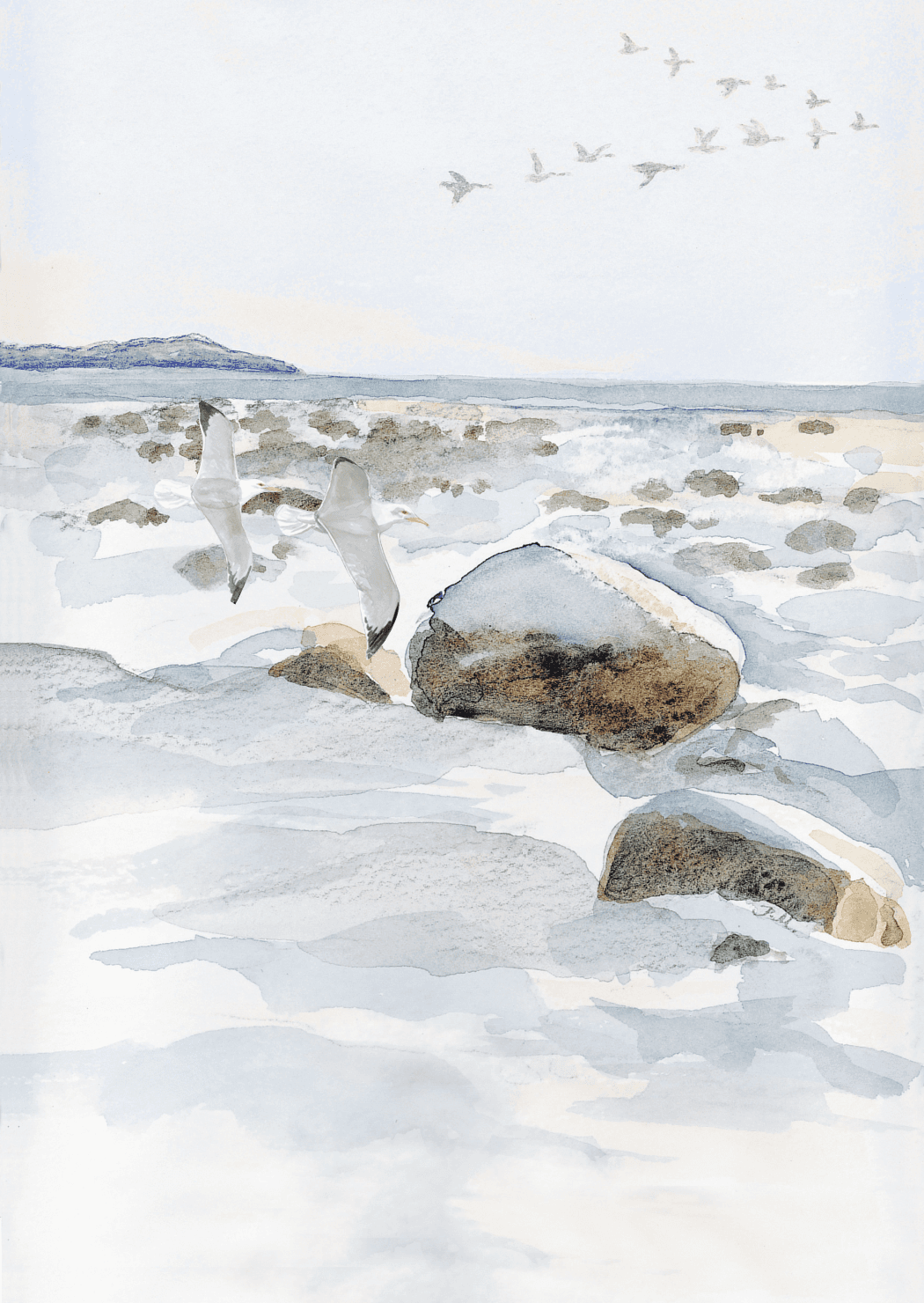 Vinterstrand, framsida