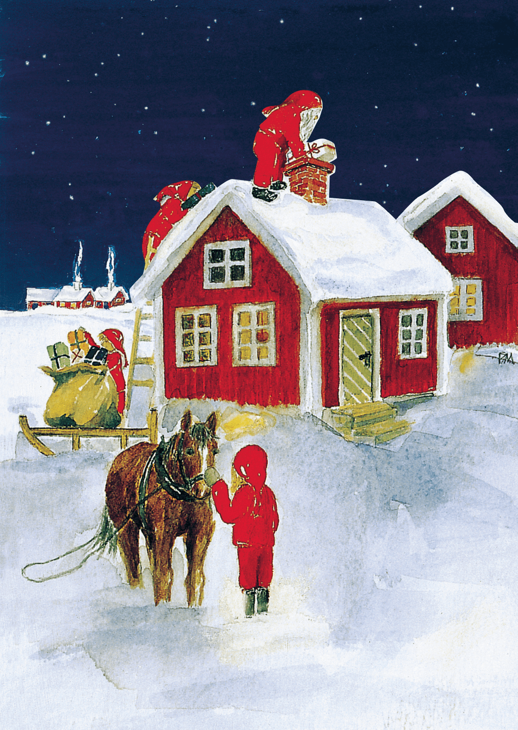Tomte-häst, framsida