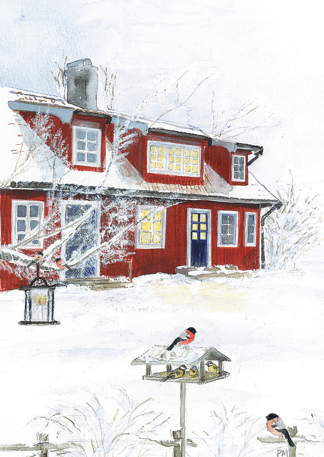 Fågelbord, framsida