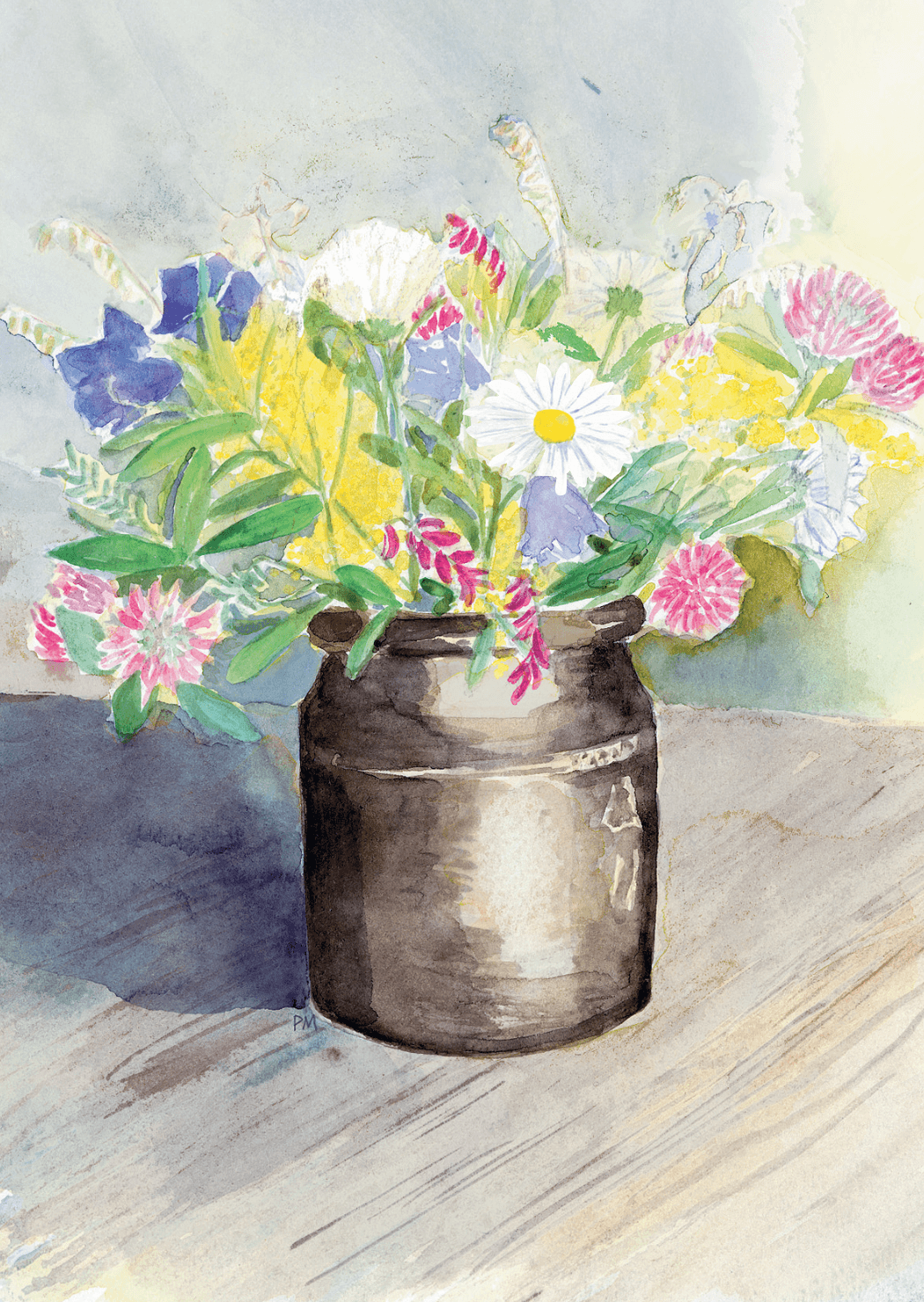 Sommarblommor, framsida
