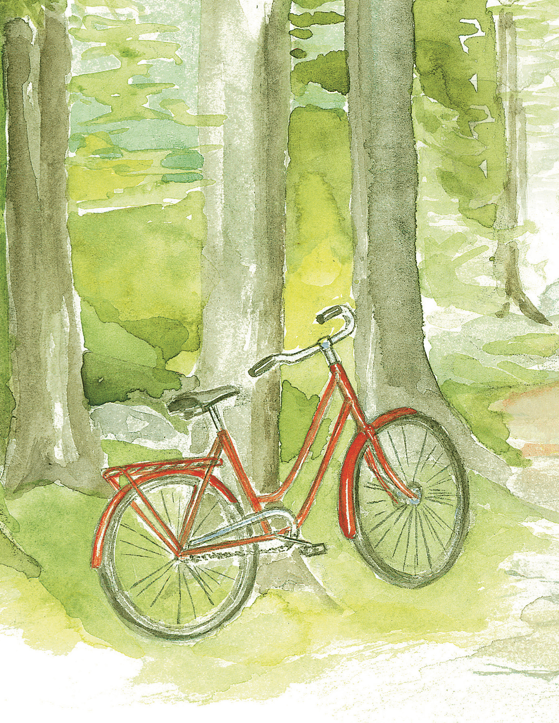 Cykel, framsida