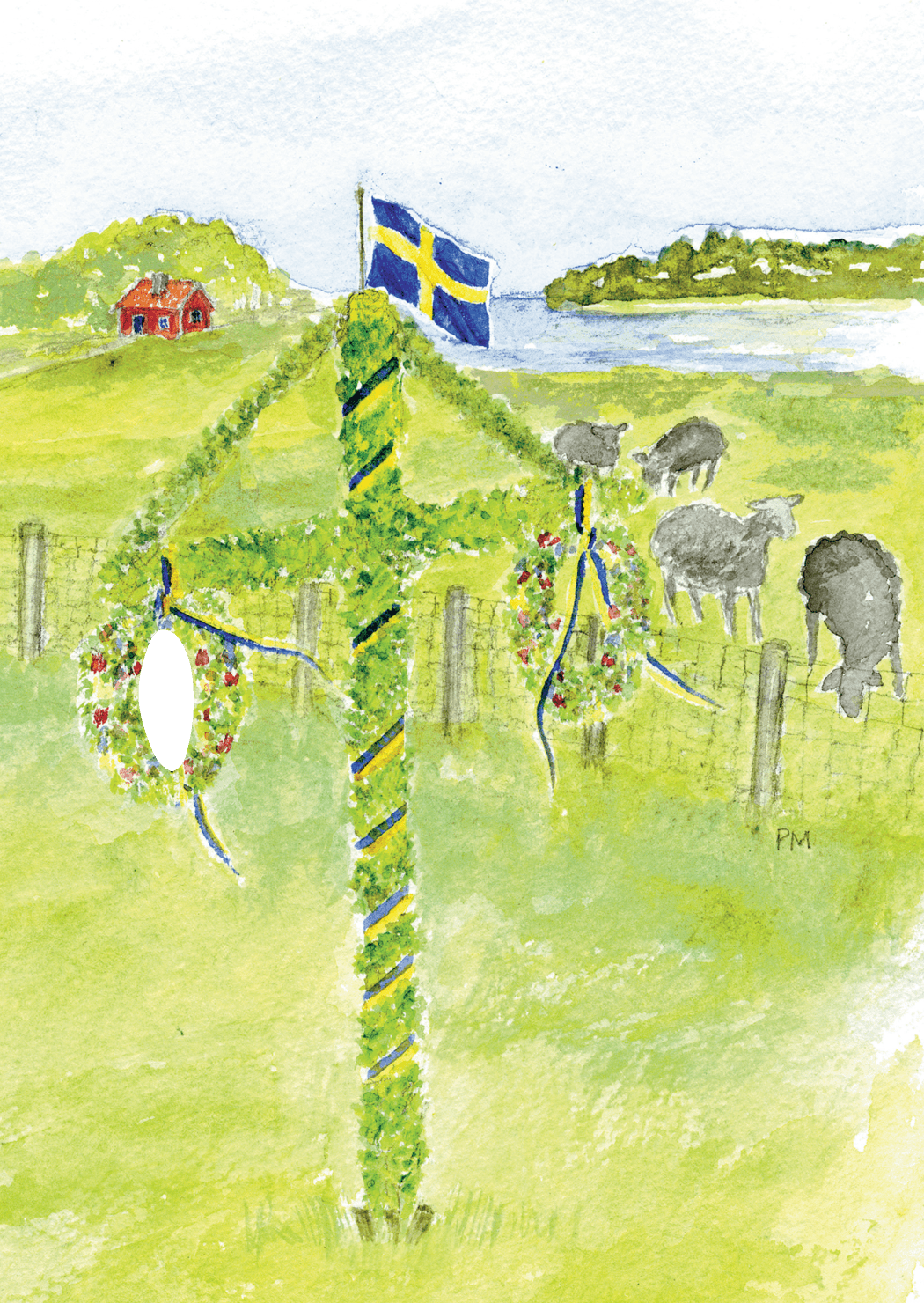 Majstång, framsida