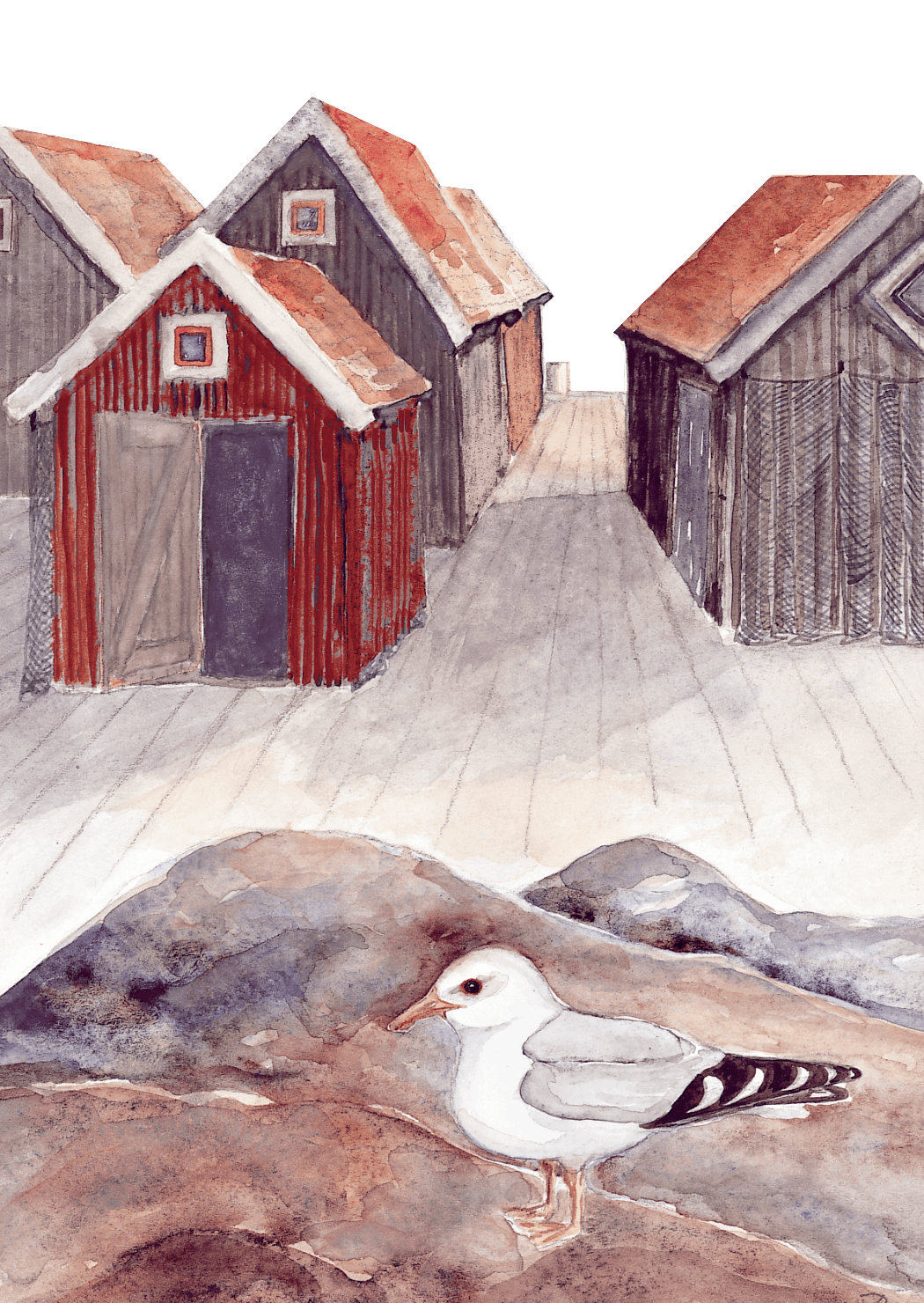 Vid havet, framsida