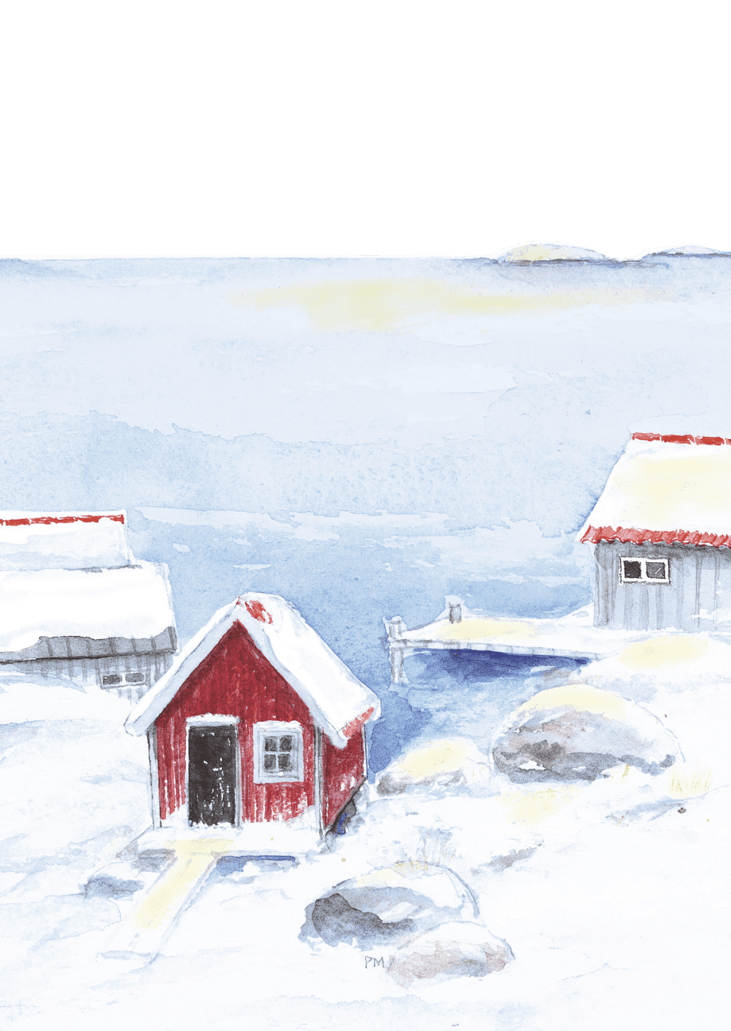 Vintersegling, framsida