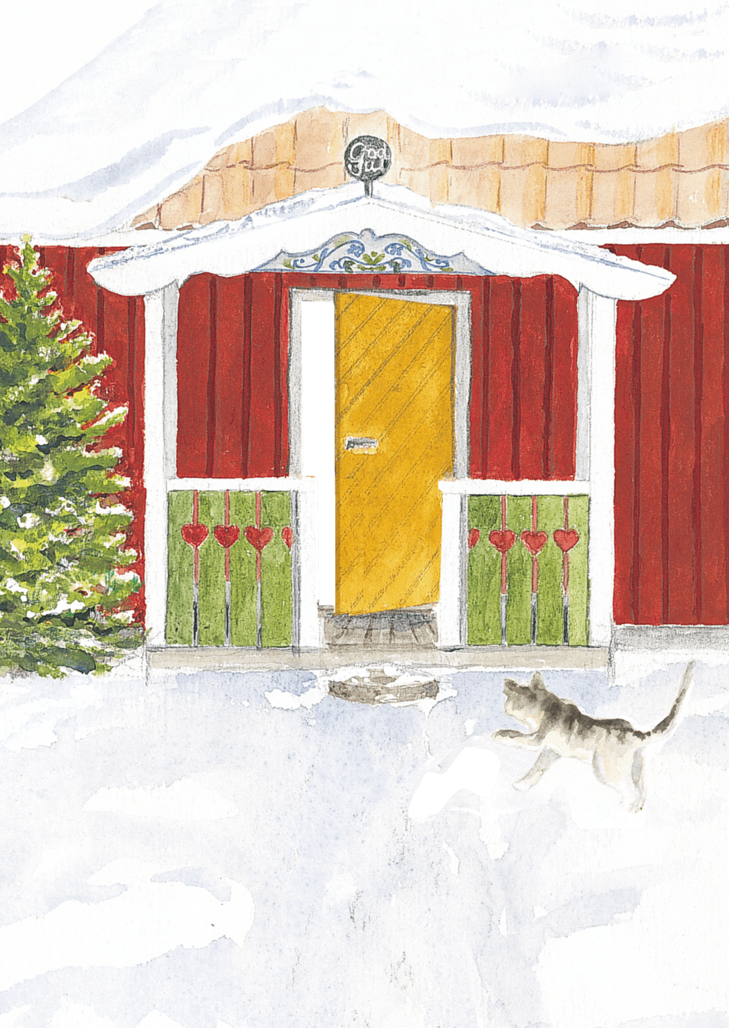 Farstubron, framsida