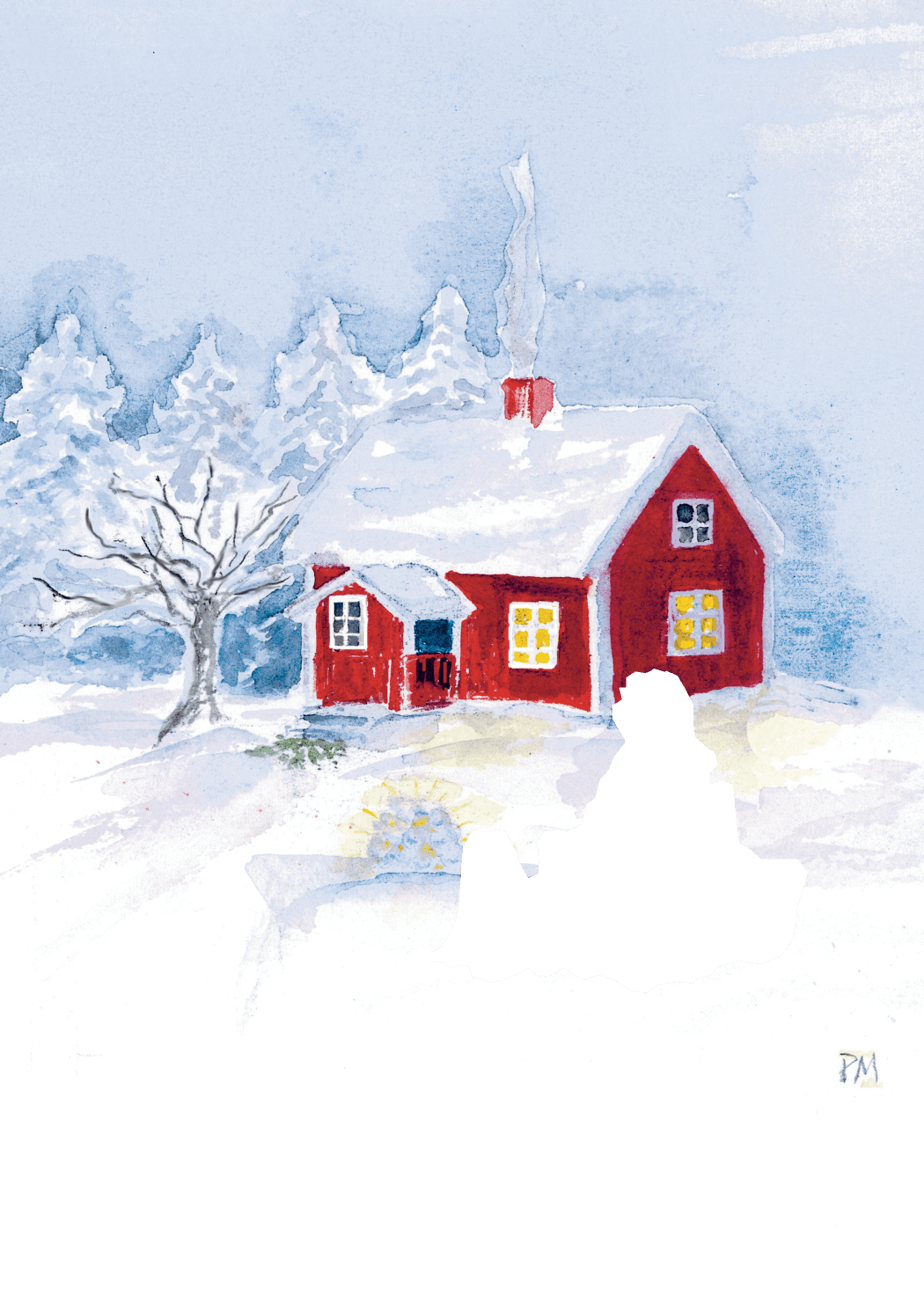 Månskensstuga, framsida