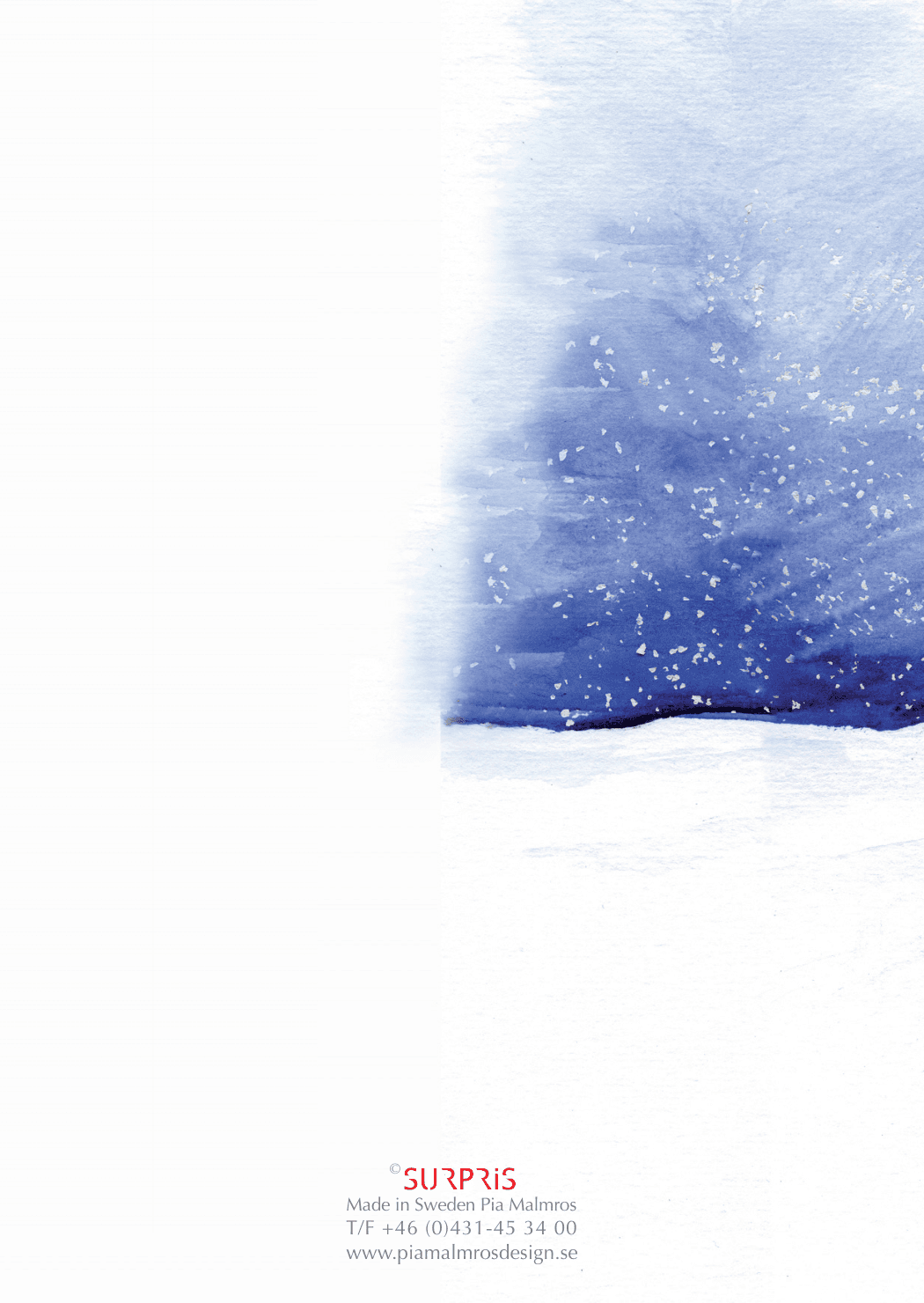 Snö, baksida