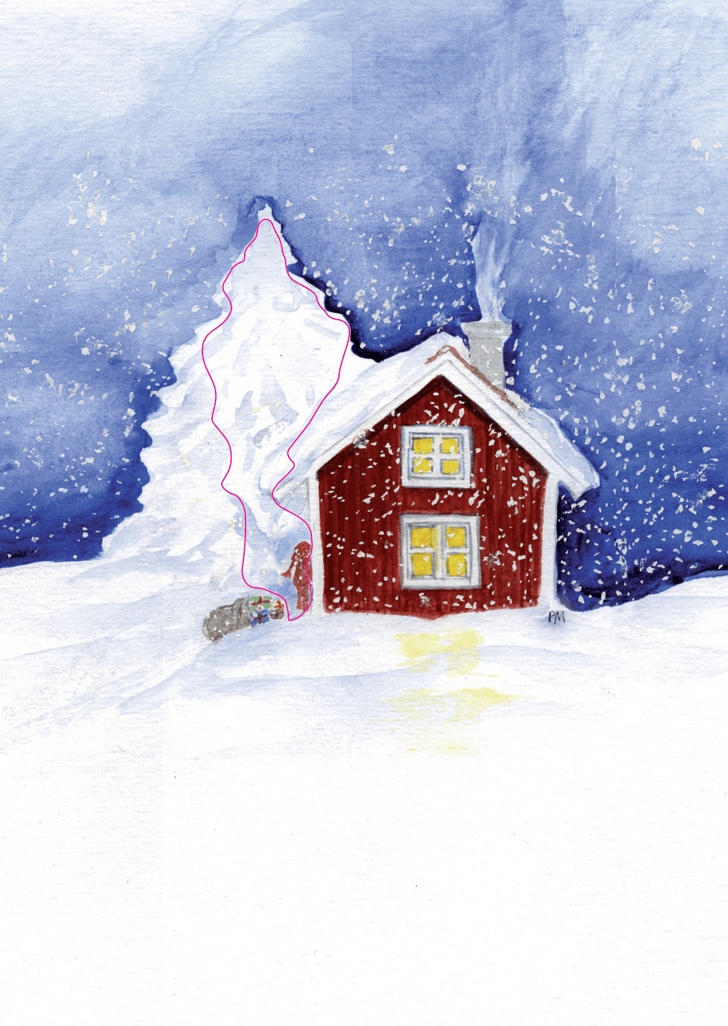 Snö, framsida