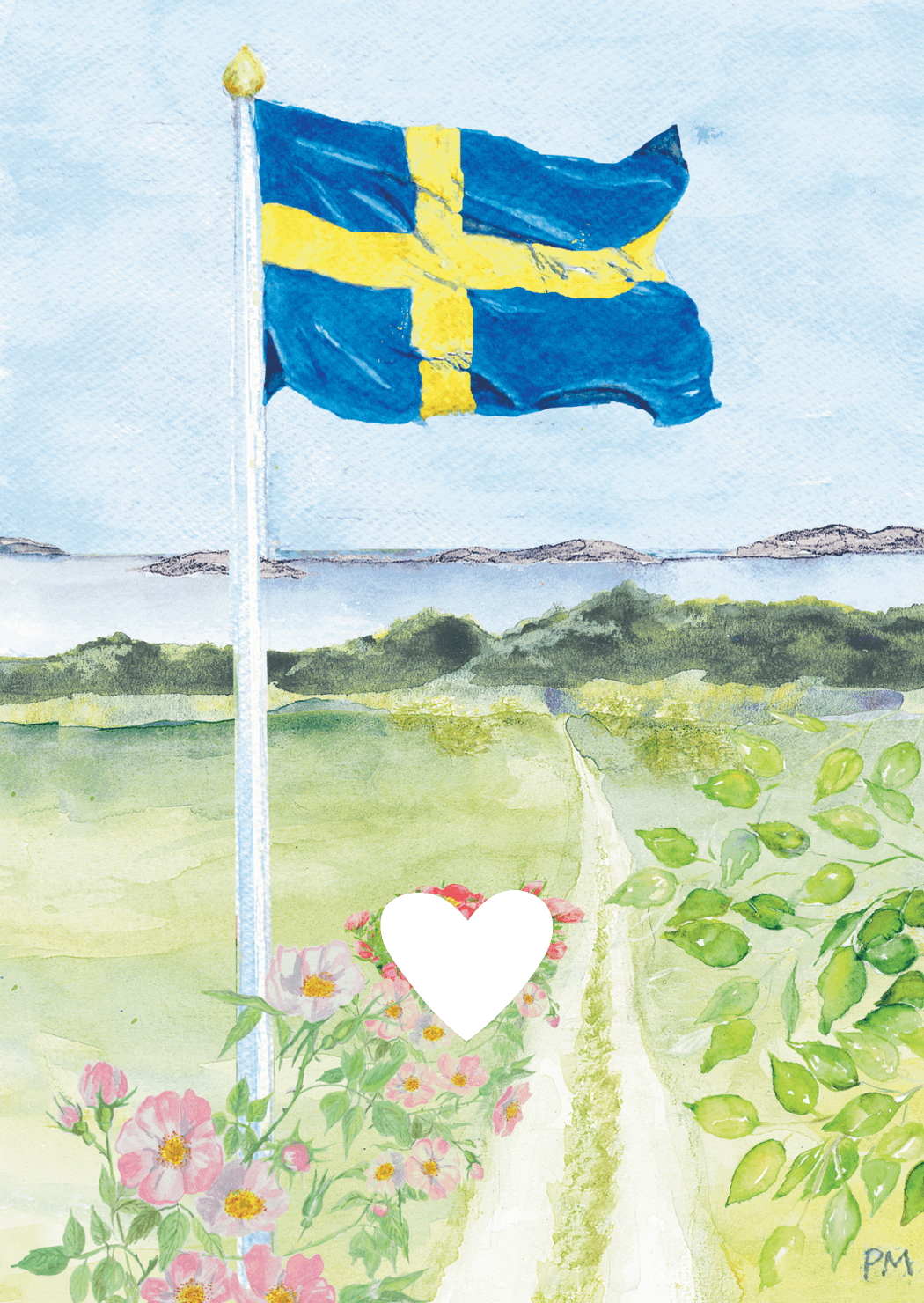 Flaggan, framsida
